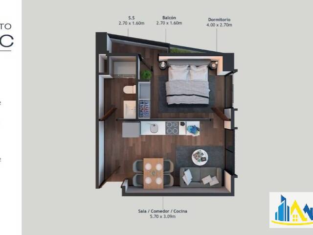 #420 - Apartamento para Venta en Ciudad de Guatemala - Guatemala - 1